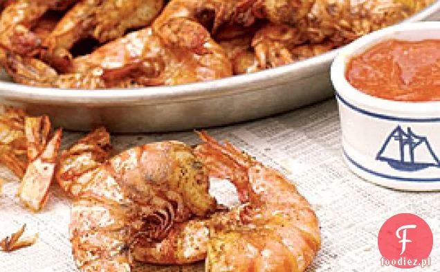 Grillowane Krewetki Old Bay Z Cytrynowym Sosem Chrzanowym