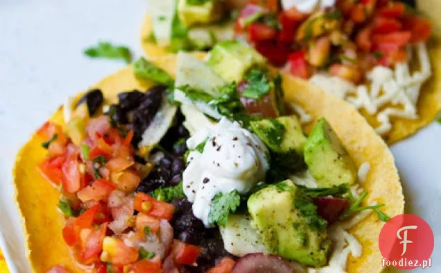 Czerwone Winogrona, Czarna Fasola, Kolendra, Tacos Jicama