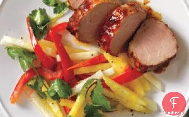 Polędwiczki Wieprzowe Glazurowane Z Ananasem