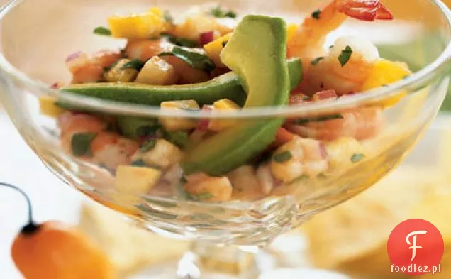 Seviche de Camarones con Mango y Habanero (Krewetka Seviche z Mango i Habanero)