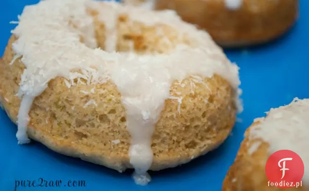 Coconut Lime Baked Cake Donut (bezglutenowe, wegańskie, bez soi)
