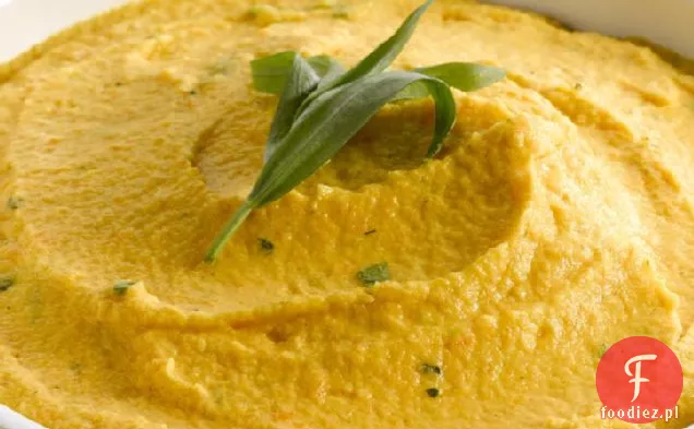 Puree z marchwi i pasternaku ze świeżym estragonem