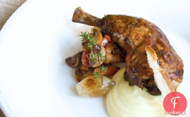 Coq-au-vin z kremem Pasternakowym