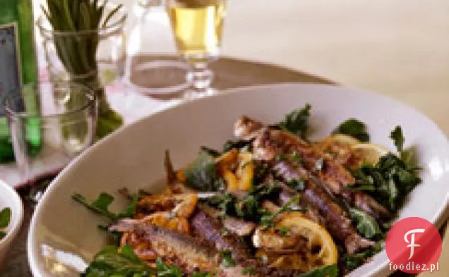 Grillowane Sardynki Na Zwiędłej Rukoli