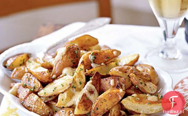 Młode ziemniaki z pieczonym czosnkiem Vinaigrette