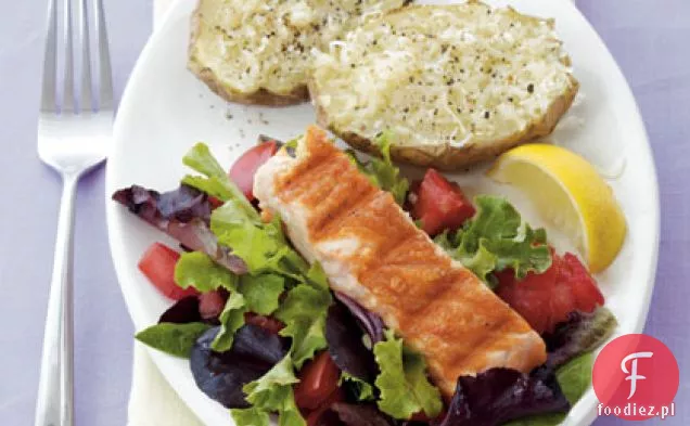 Patelnia Łosoś & Parmezan Ziemniaki