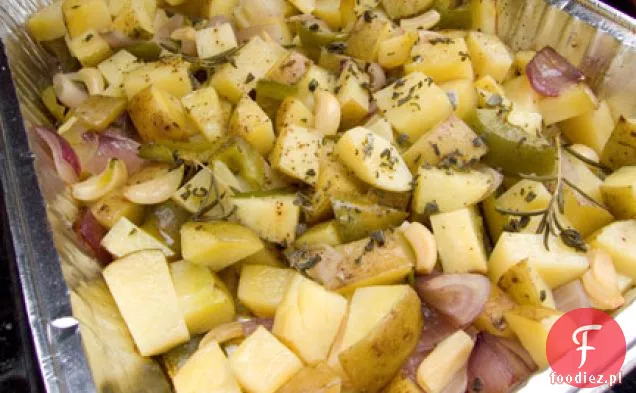 Grillowane Ziemniaki Z Czosnkiem I Ziołami