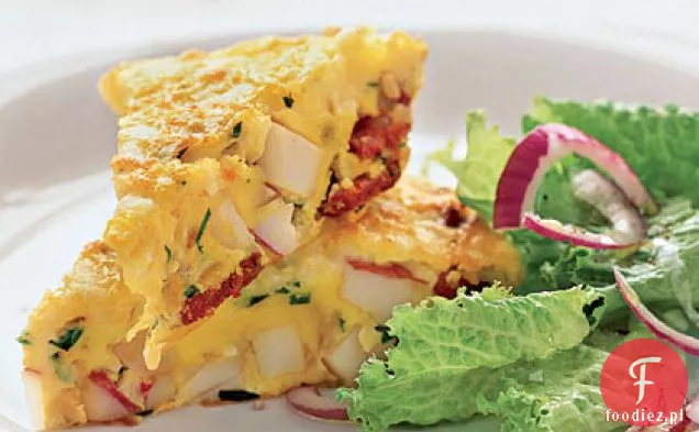 Omlet hiszpański z ziemniakami i Chorizo