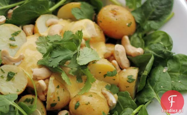 Młode Ziemniaki, Jogurt Curry I Kolendra