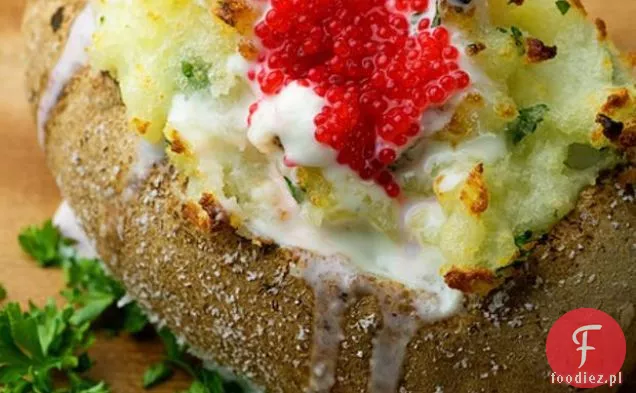 Pieczone Ziemniaki Z Kawiorem