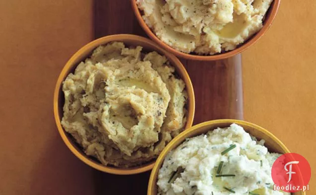 Szafranowo-kukurydziane puree ziemniaczane