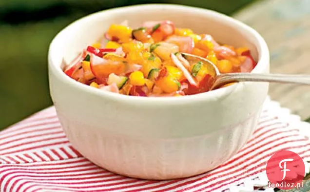 Salsa z Nektarynką i rzodkiewką