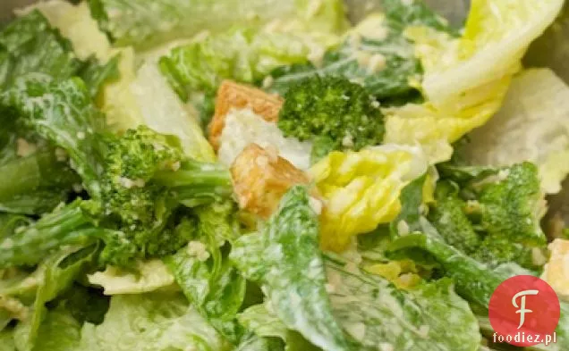Caesar Wrap Z Grzankami Tofu I Brokułami