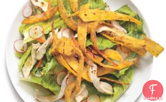 Sałatka Z Kurczaka Z Chrupiącymi Tortillami