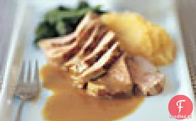 Polędwiczki wieprzowe z Cydr Jus i purée z rutabagi