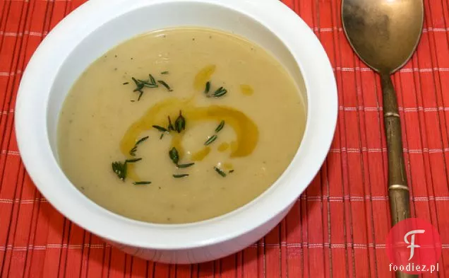 Zupa Z Salsefii I Pieczonego Czosnku