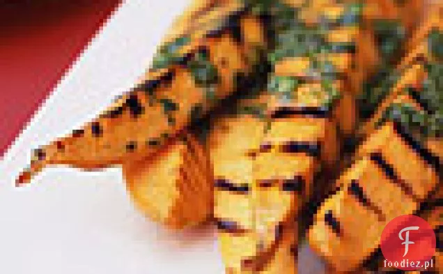 Grillowane słodkie ziemniaki z limonką Cilantro Vinaigrette