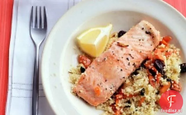 Łosoś Z Kuskusem Pilaf