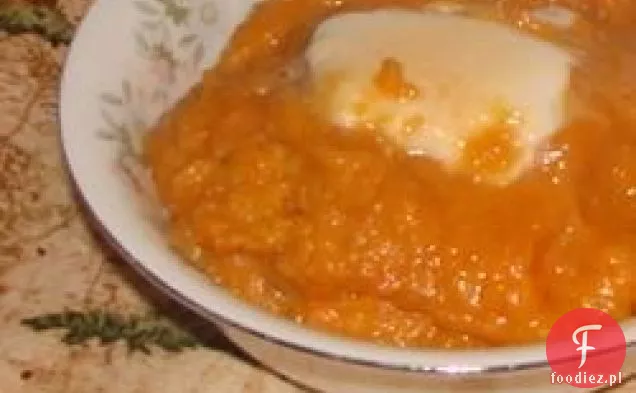 Bite słodkie ziemniaki z gruszkami