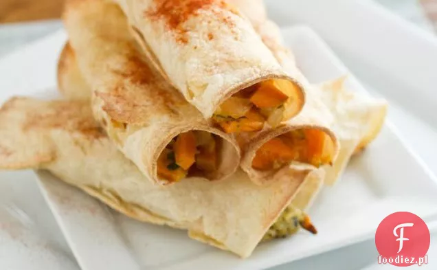 Słodkie Ziemniaki Śniadanie Taquitos