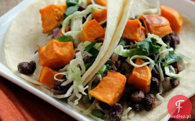 Tacos Z Czarną Fasolą I Słodkimi Ziemniakami