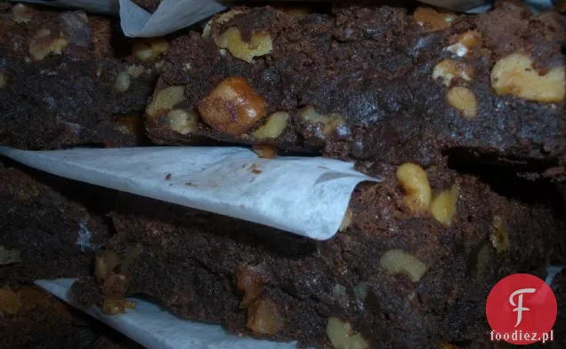 Bezglutenowe słodkie ziemniaki Makadamia Brownies