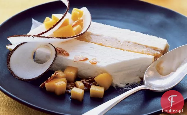 Zimna i kremowa Terryna Mango-kokosowa