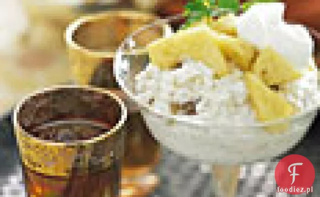 Budyń ananasowo-bananowy kuskus