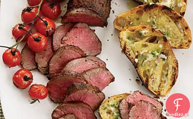 Grillowana polędwica wołowa z masłem Ancho-Jalapeńo