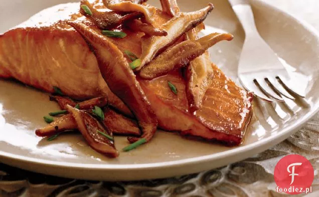 Grillowany łosoś z Teriyaki Shiitake