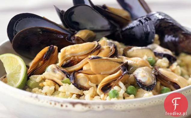 Curry Mussel Pilaf