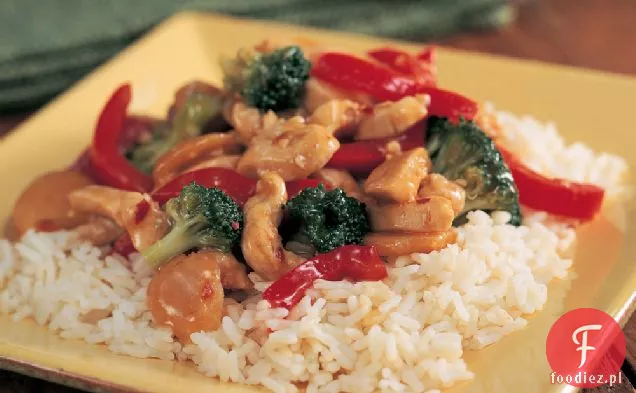 Czosnek Indyk-Brokuły Stir-Fry