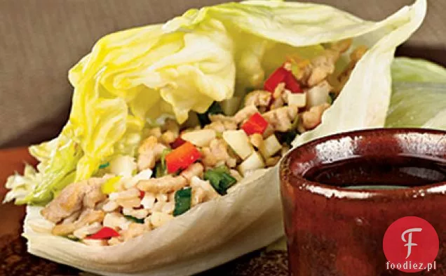 Asian Chicken-Brązowy Ryż Sałata Okłady