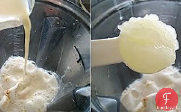 Surowe lody waniliowe bez mleka