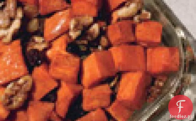 Granat Yams z syropem klonowym, orzechami włoskimi i rodzynkami Branded