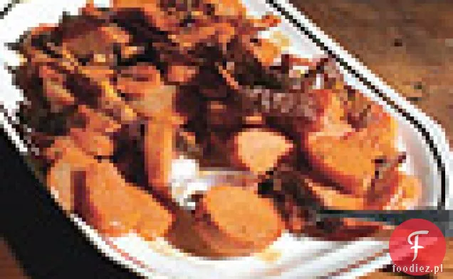 Ziemniaki z chrupiącą skórką i brązowo-maślanym winegretem