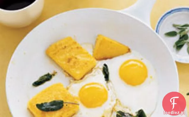 Smażona Polenta, Jajka I Szałwia