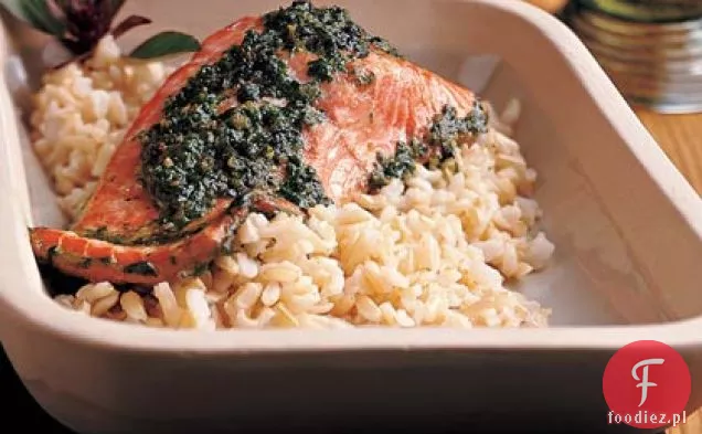 Łosoś Easy Pesto