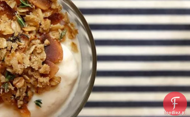 Bezmleczny krem cytrynowy z kruszonką Owsiano-tymiankową