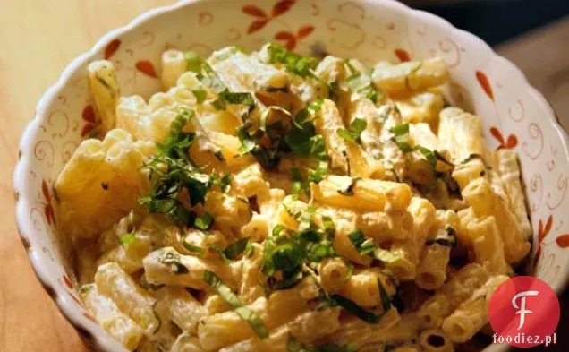 Cytrynowy Makaron Ricotta Z Bazylią