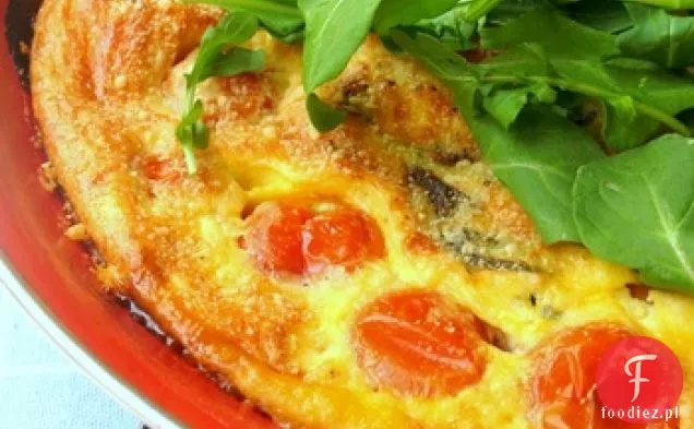 Pomidor Wiśniowy I Bazylia Clafoutis