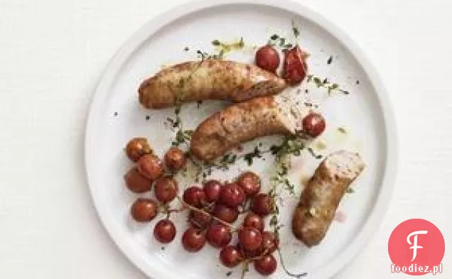 Pieczona Kiełbasa I Winogrona