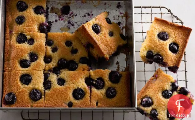 Concord Grape Cornmeal Cake