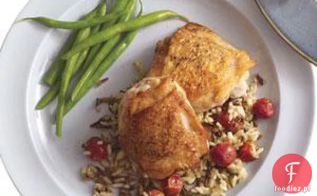 Kurczak Z Dzikim Ryżem I Winogronami
