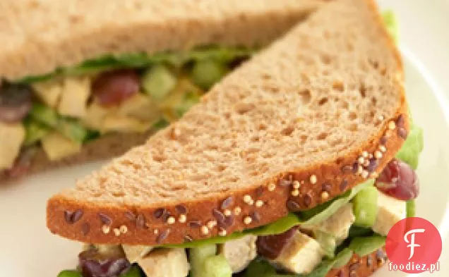 Sałatka Z Kurczakiem Curry Z Winogronami Kanapki