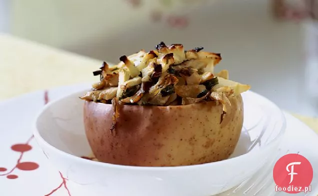 Pieczone Jabłka Z Boczniakami