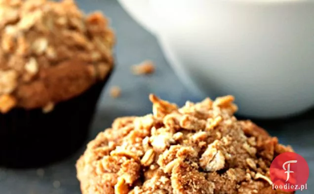 Muffinki jabłkowo-cynamonowe z polewą Streusel