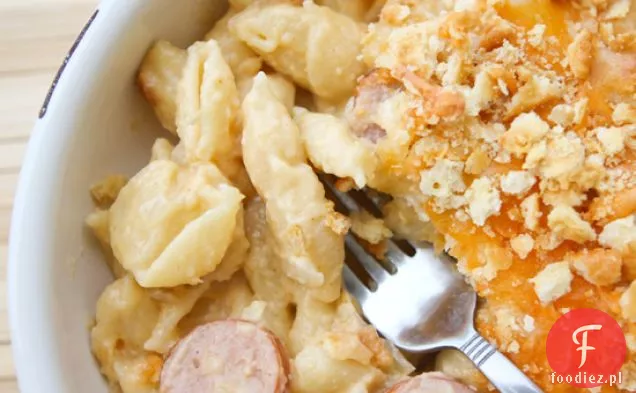 Mac & Cheese z kiełbasą jabłkową