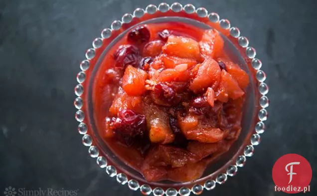 Jabłko Żurawina Chutney