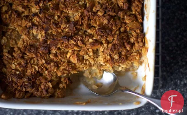 Śniadanie Jabłko Granola Crisp
